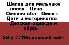 Шапка для мальчика новая › Цена ­ 400 - Омская обл., Омск г. Дети и материнство » Детская одежда и обувь   